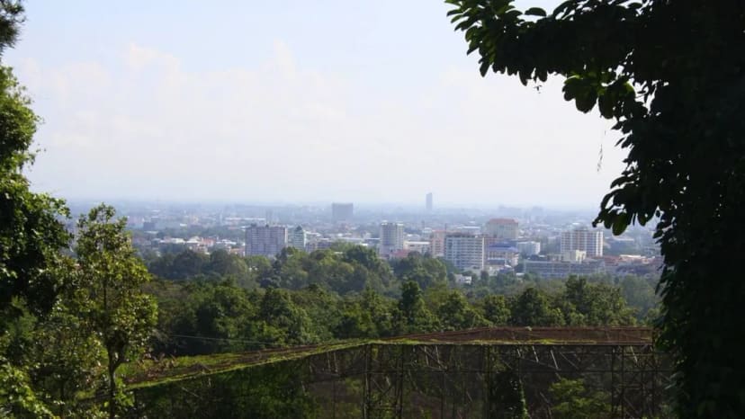 Čiangmajaus panorama nuo kalvos