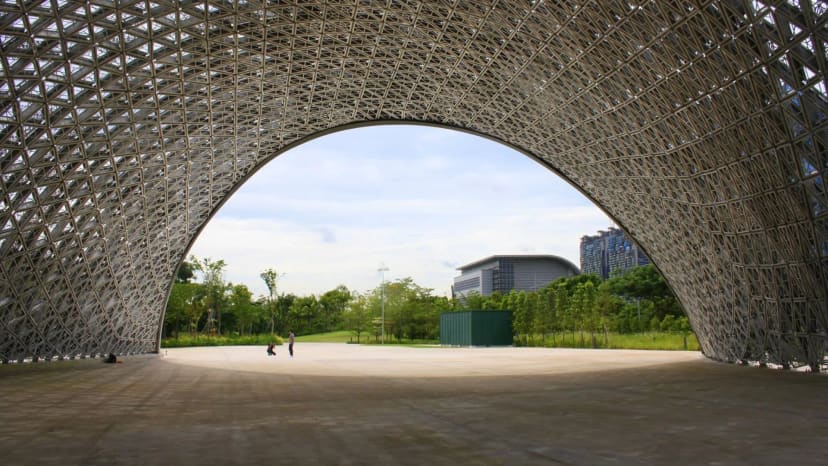 Marina Bay pastato arka