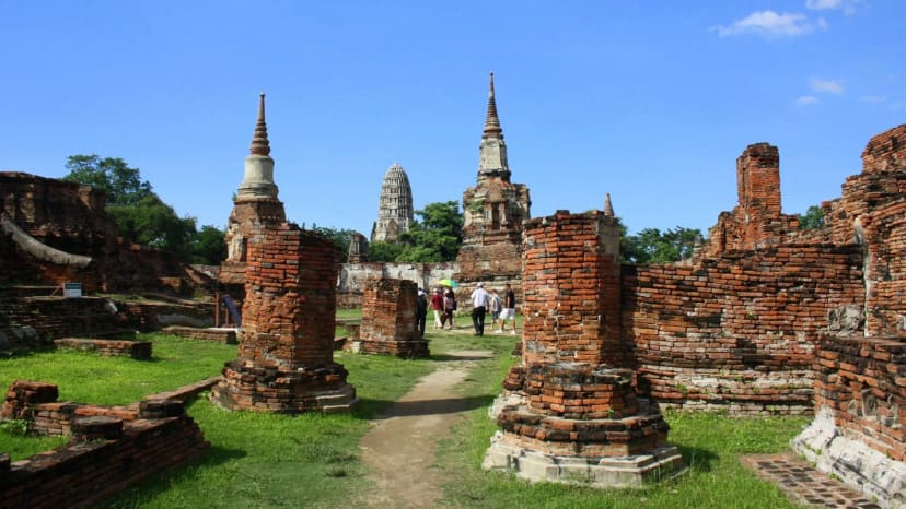 Wat Maha That šventyklos griuvėsiai